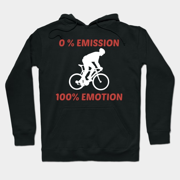 No emission100% emotions cyclists Hoodie by BestsellerTeeShirts